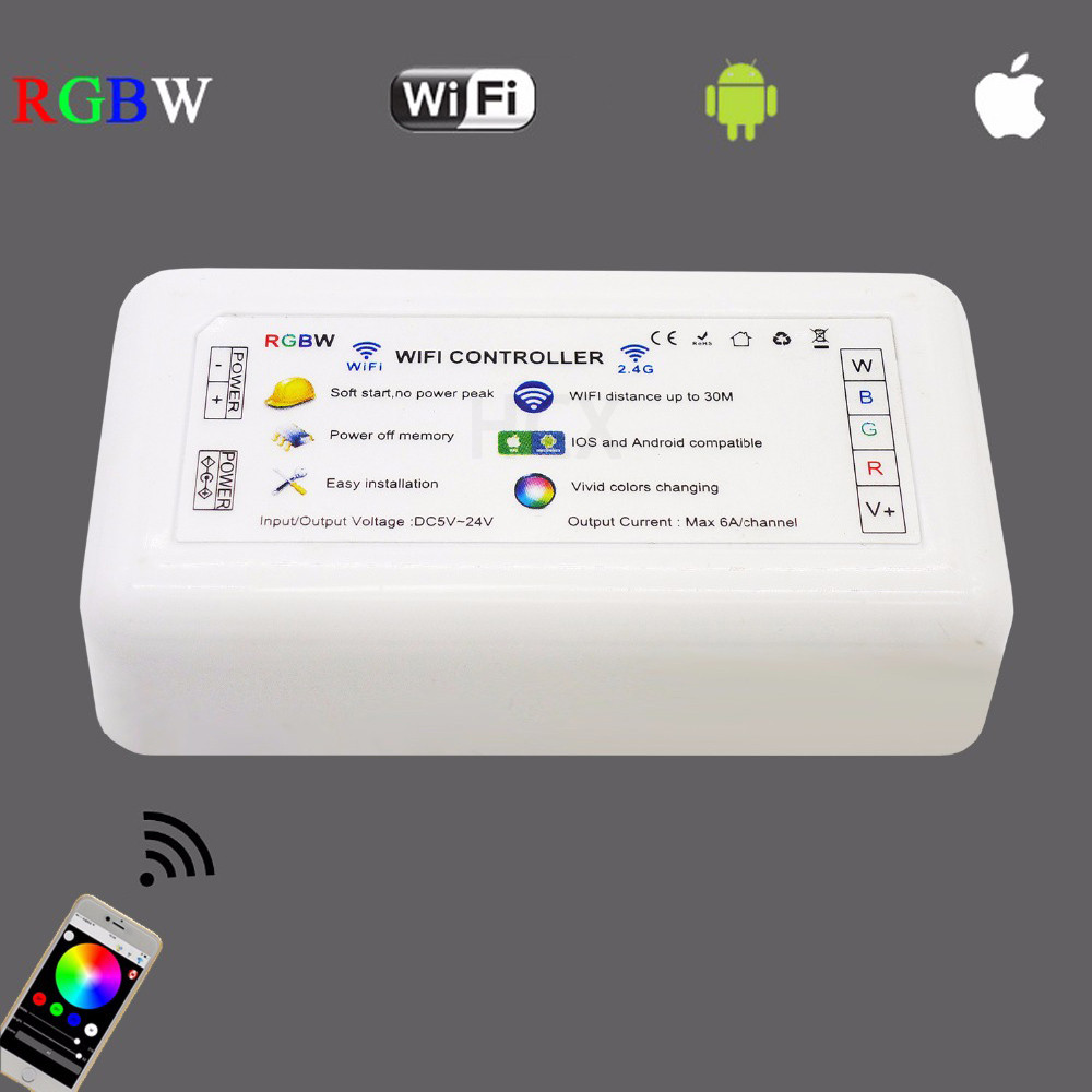 DC5-24V ios android RGBW wifi controller iphone android wifi control ESP8266 built-in 4 route max 6A/channel led RGBW strip controller For RGBW LED strip light DC5-24V ios android RGBW wifi controller iphone android wifi control ESP8266 built-in 4 route max 6A/channel led RGBW strip controller For RGBW LED strip light
